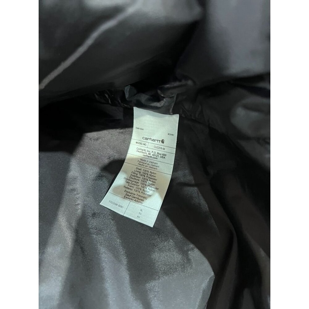 Carhartt Men's Rain Defender Insulated Jacket Mocha XL Puffer New - Picture 7 of 12